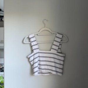Striped crop top